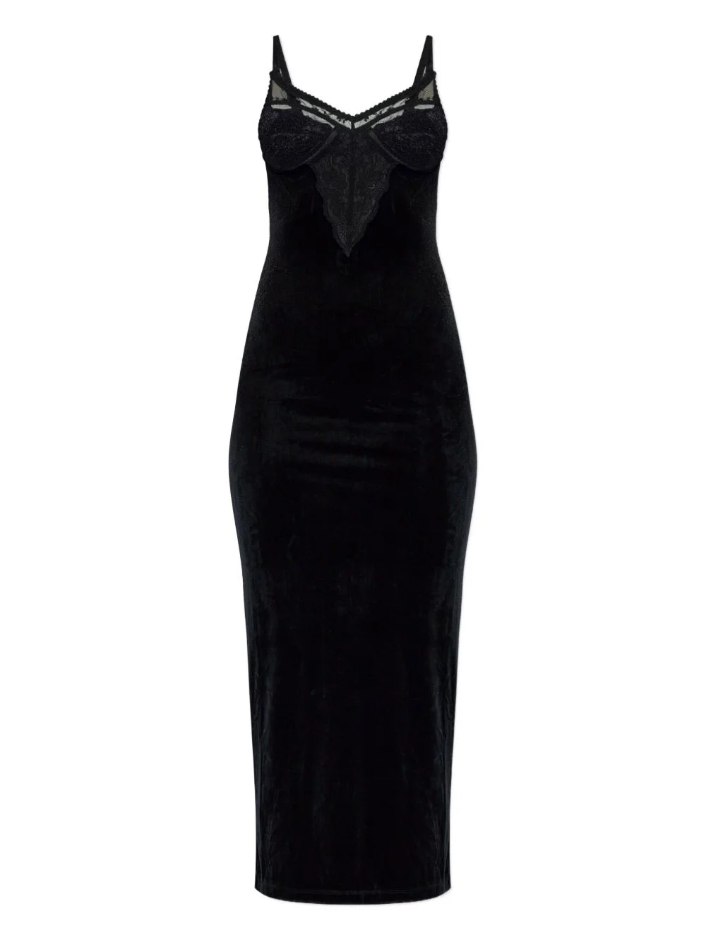 lace velvet dress - 1