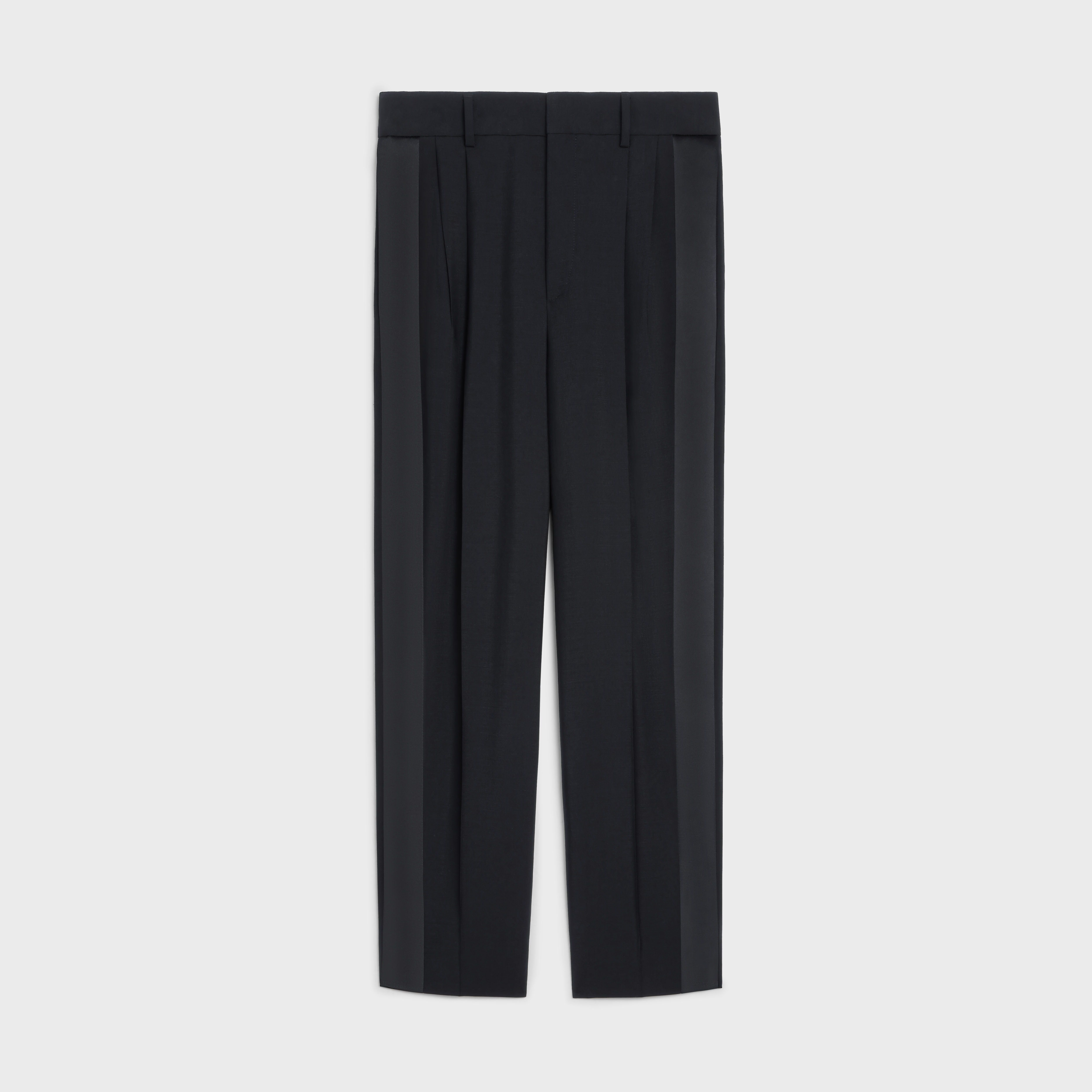 JUDE TUX PANTS IN WOOL AND MOHAIR - 1