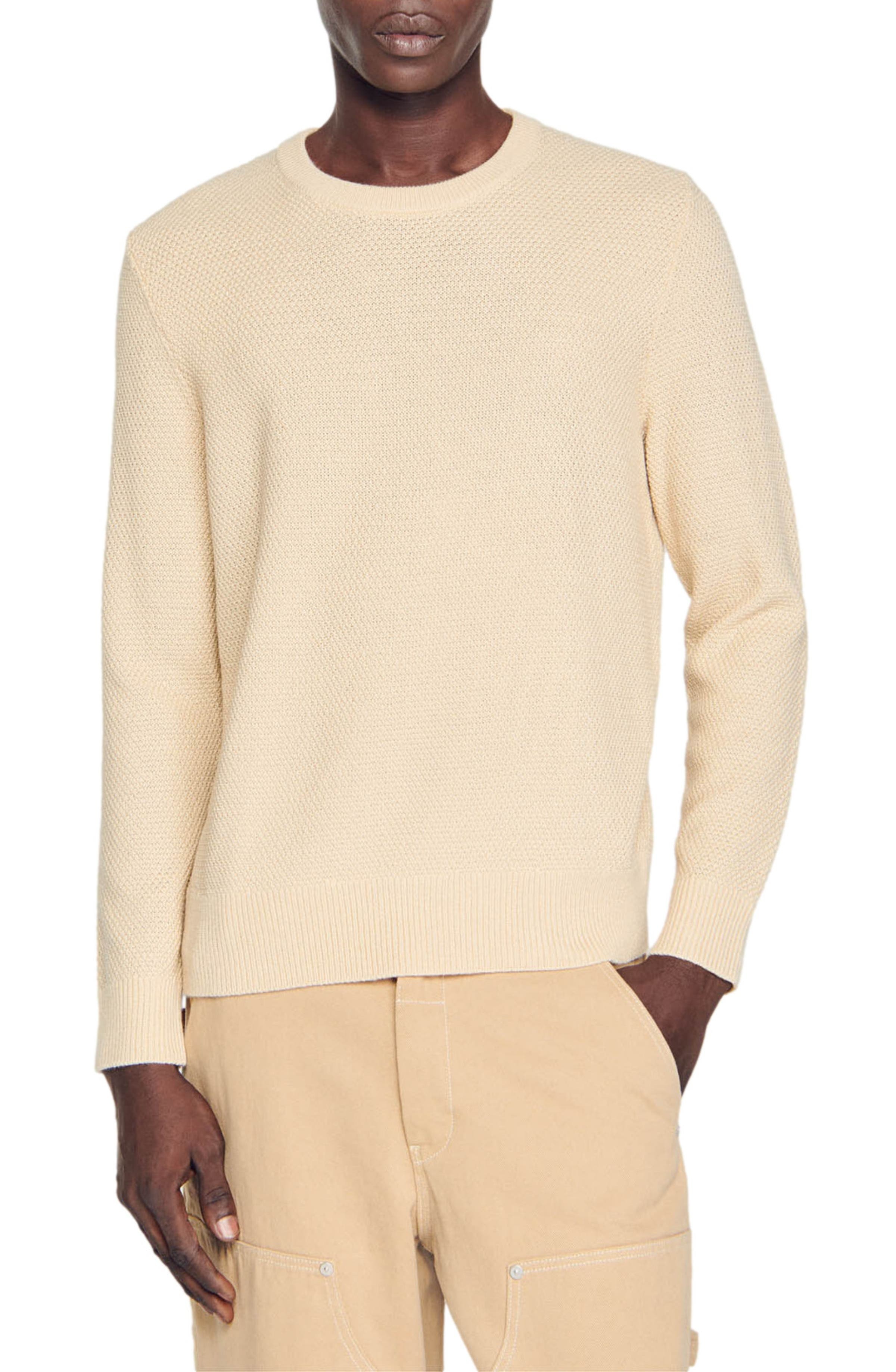 SANDRO Wool sweater in Off White /Mastic at Nordstrom - 1