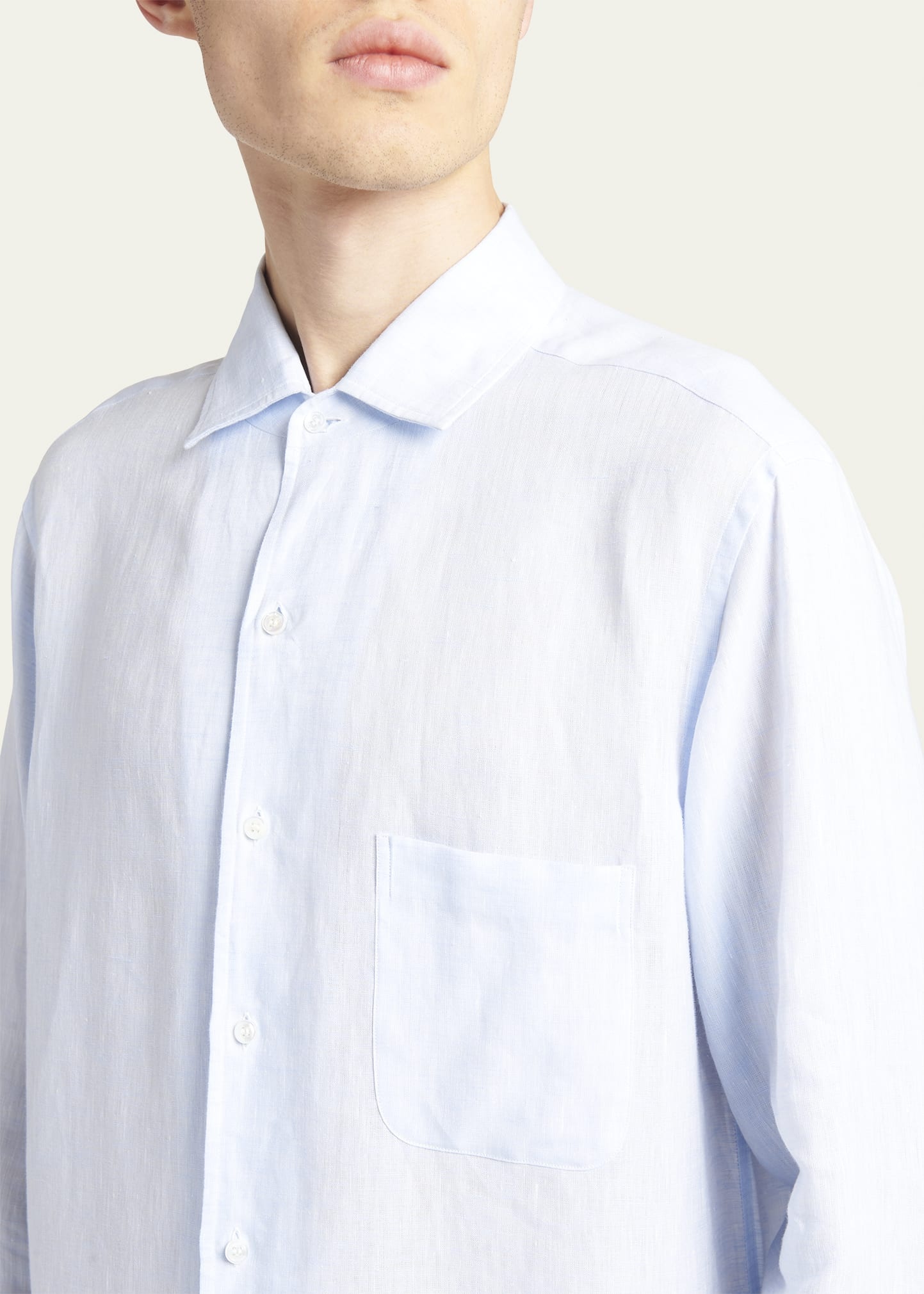 Men's Andrew Long-Sleeve Linen Shirt - 5