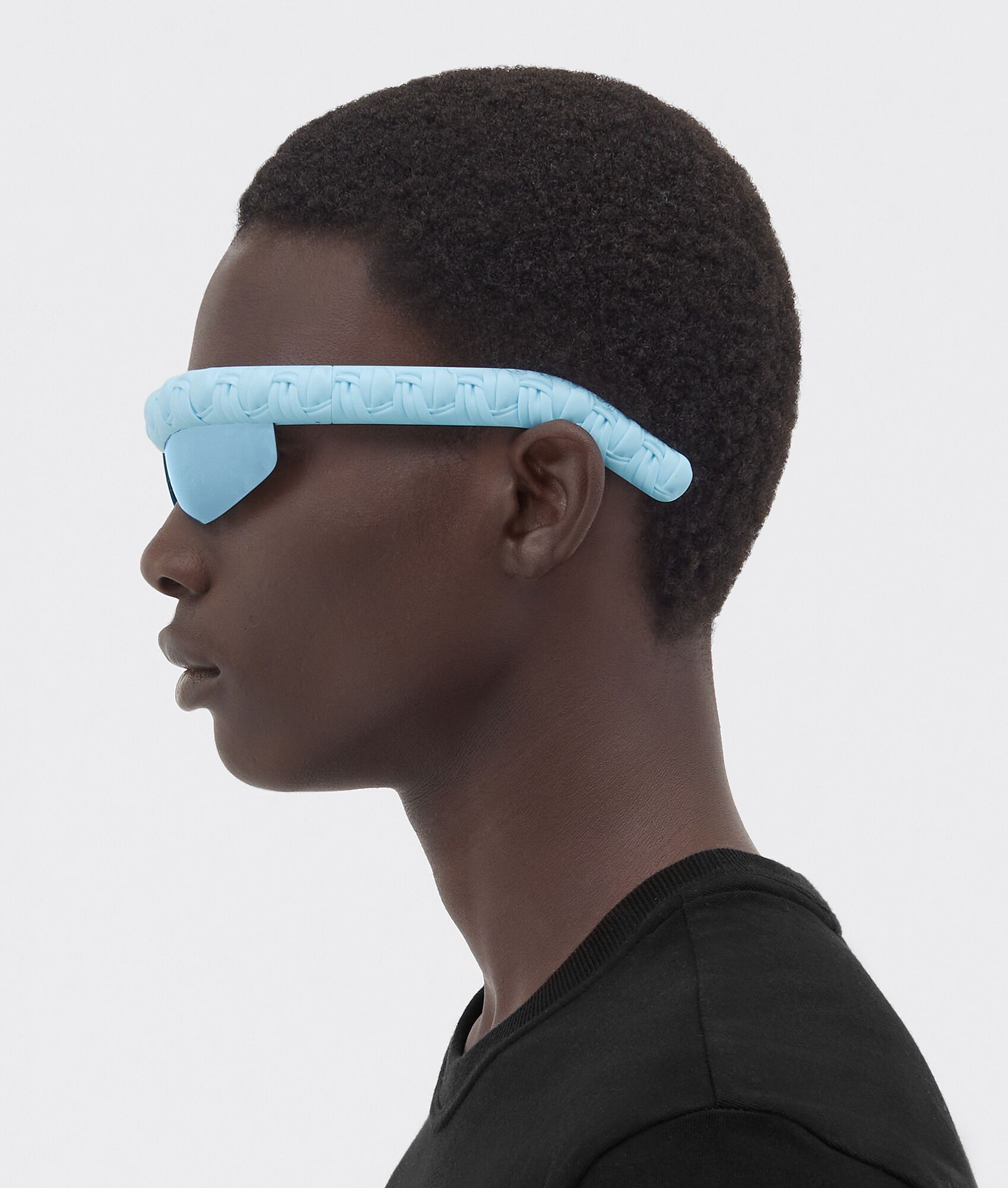 Pleat Wraparound Sunglasses - 7