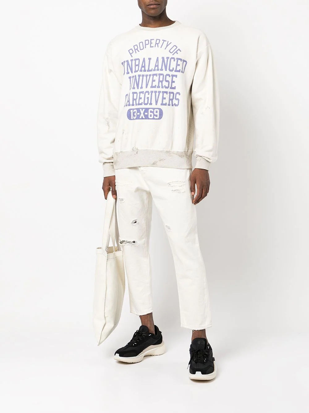 graphic-print cotton sweatshirt - 2