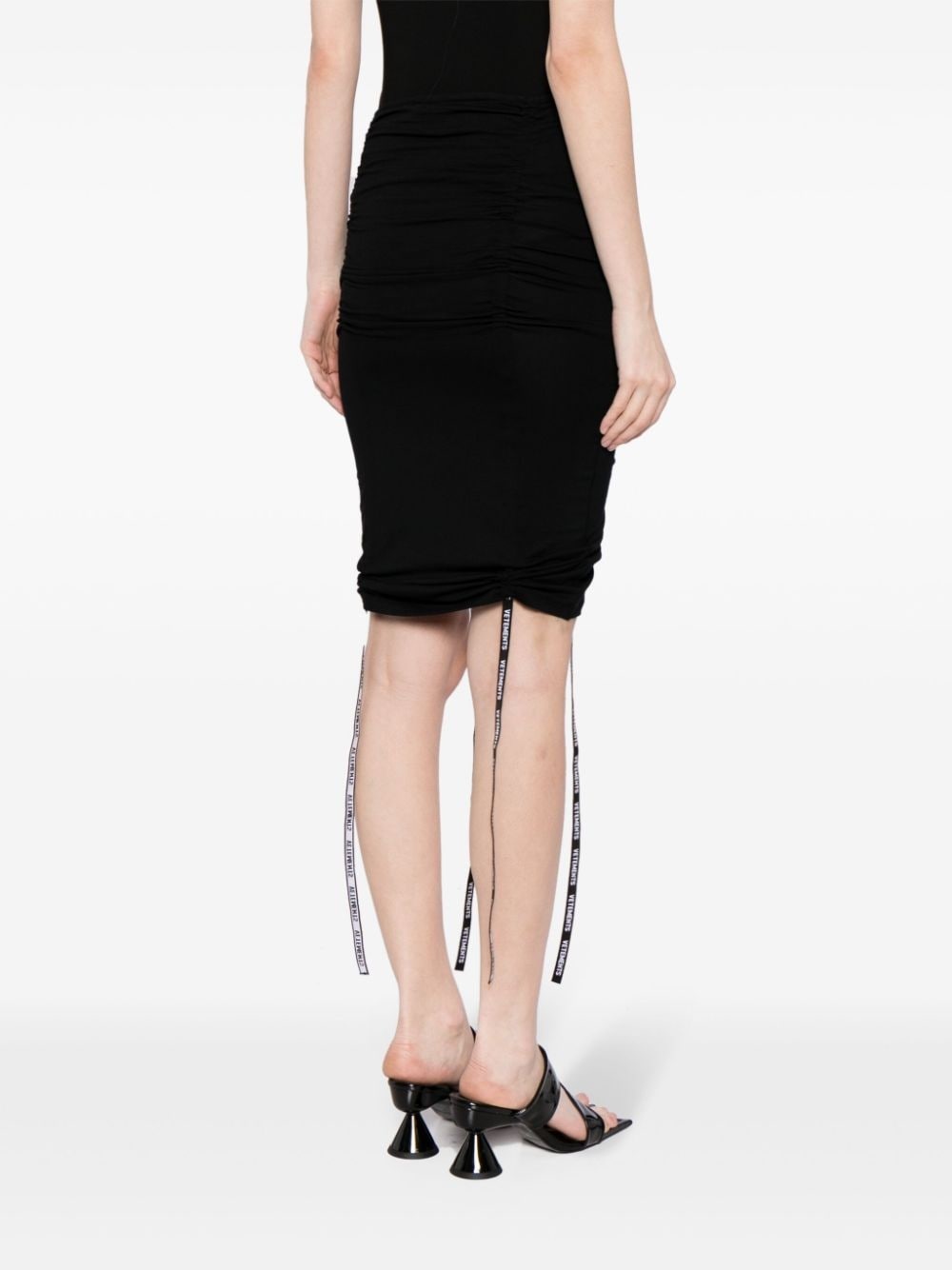 ruched pencil skirt - 4