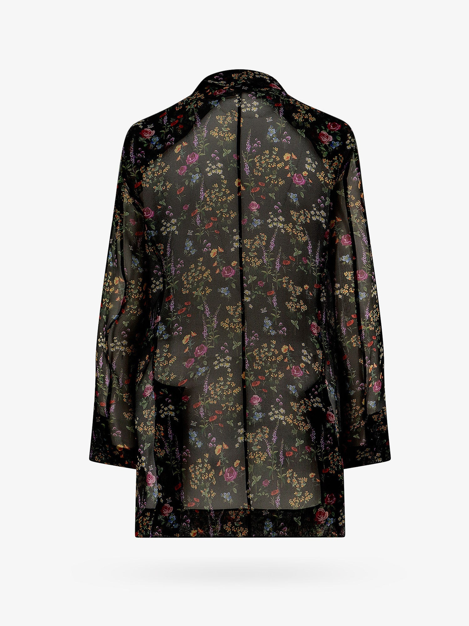 Silk Blazer With Floral Print - 2
