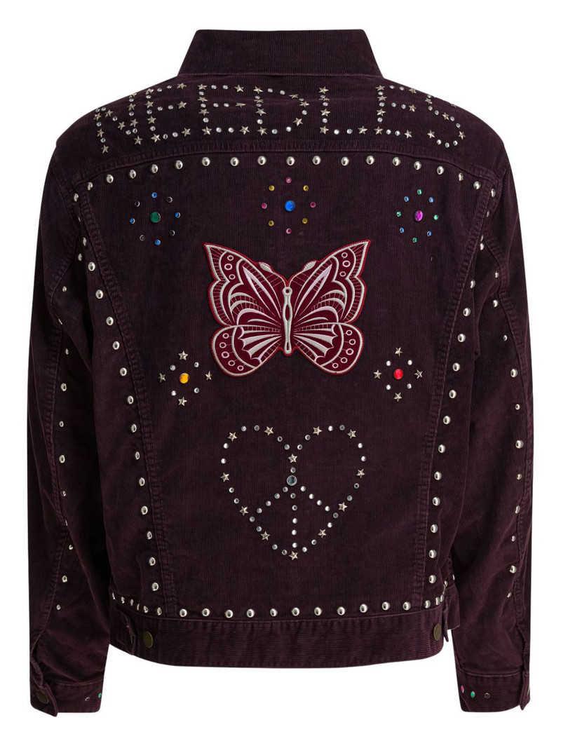 NEEDLES studs butterfly-detail jacket outlook