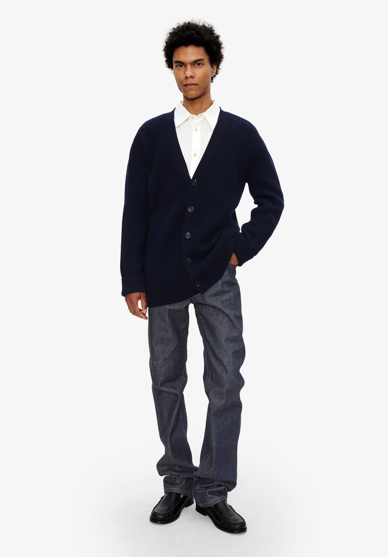 A.P.C. WOOL-CASHMERE UNISEX CARDIGAN outlook