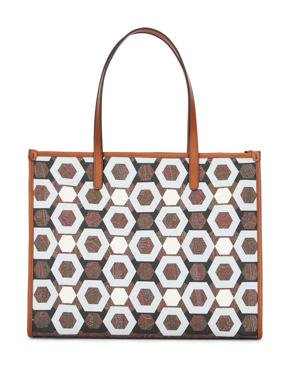 geometric paisley-print tote bag - 3