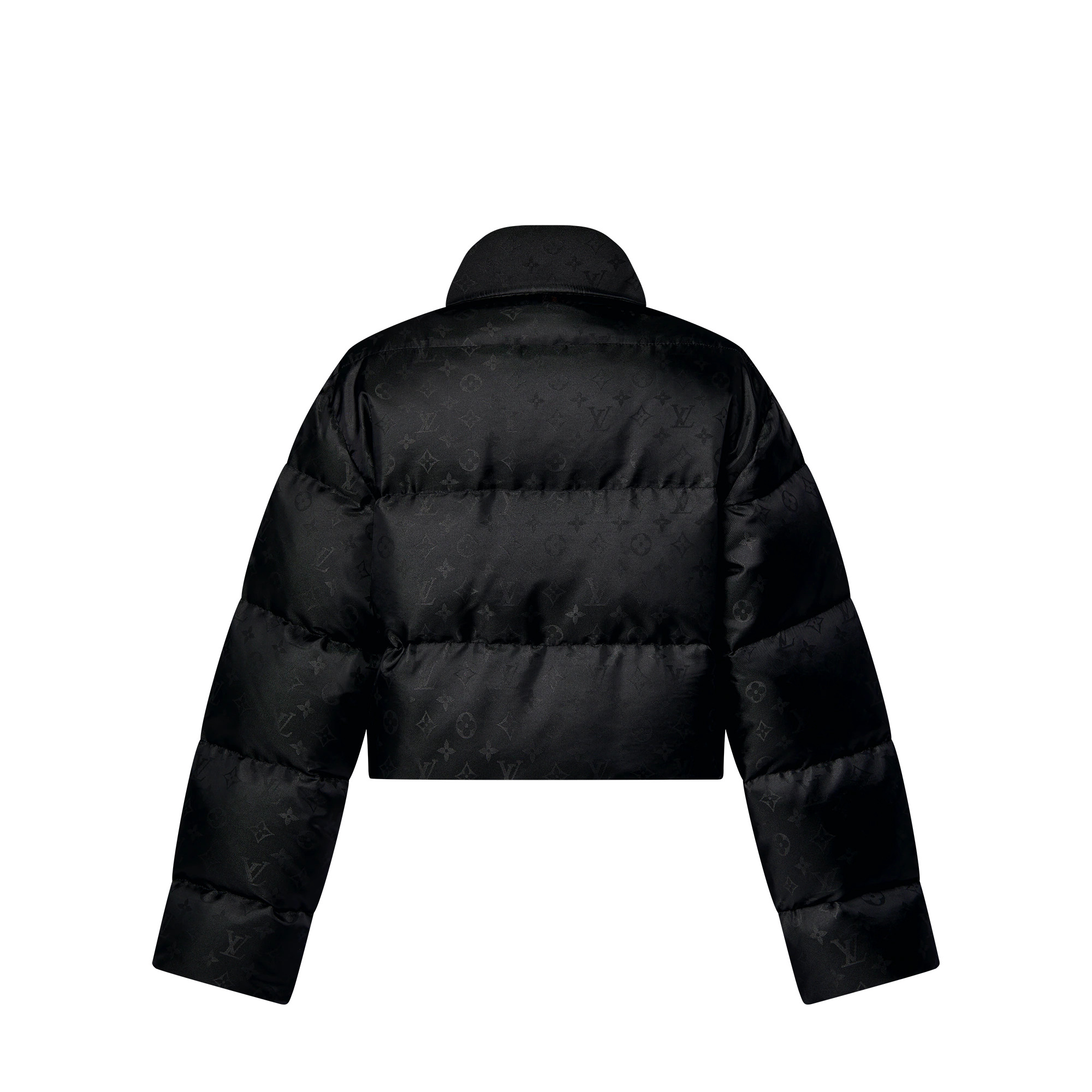 Cropped Monogram Puffer Jacket - 3