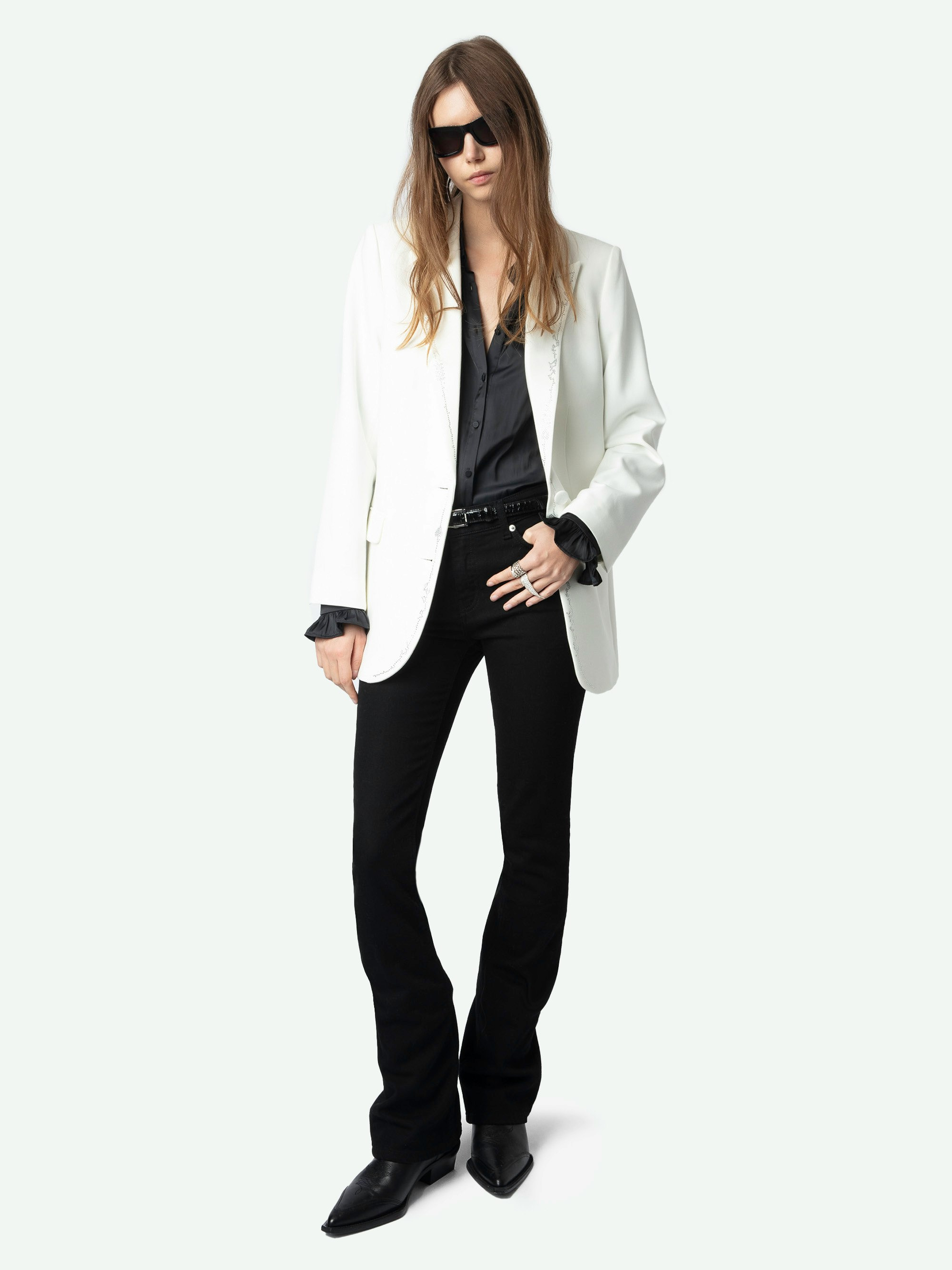 Viva Women's Rhinestone Blazer - 2