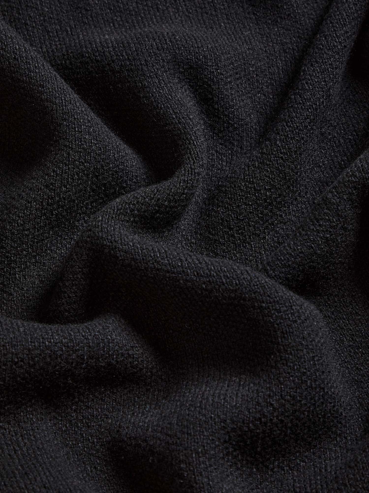 Mens Recycled Cashmere Cardigan - Black - 4