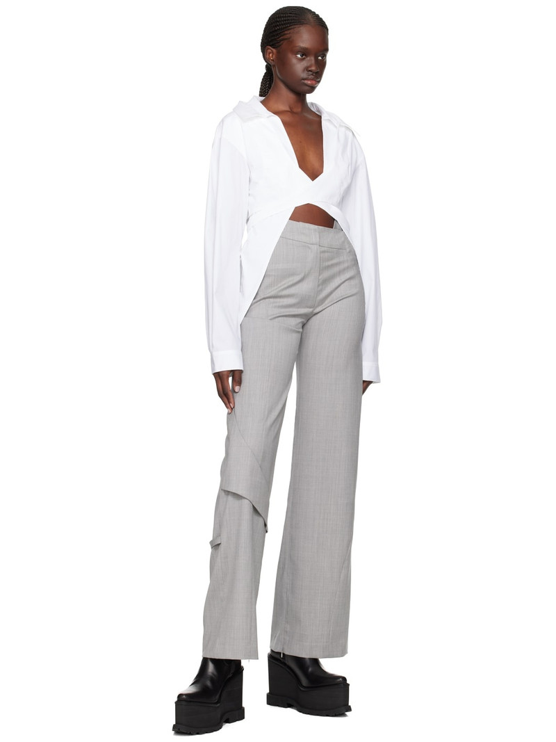 HELIOT EMIL™ Gray Fluid Trousers outlook
