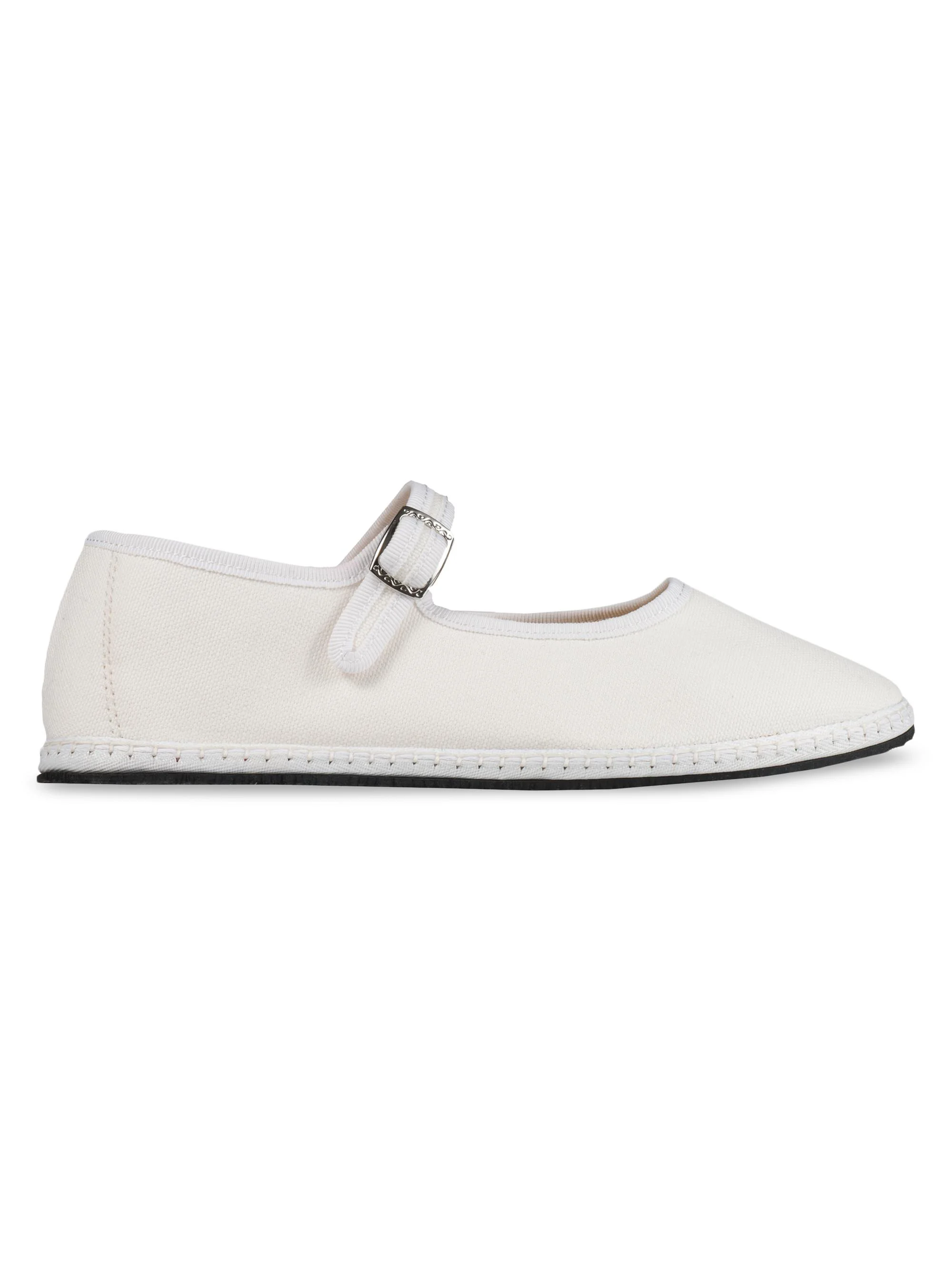 Women's Canvas Mary Janes - Latte - 1