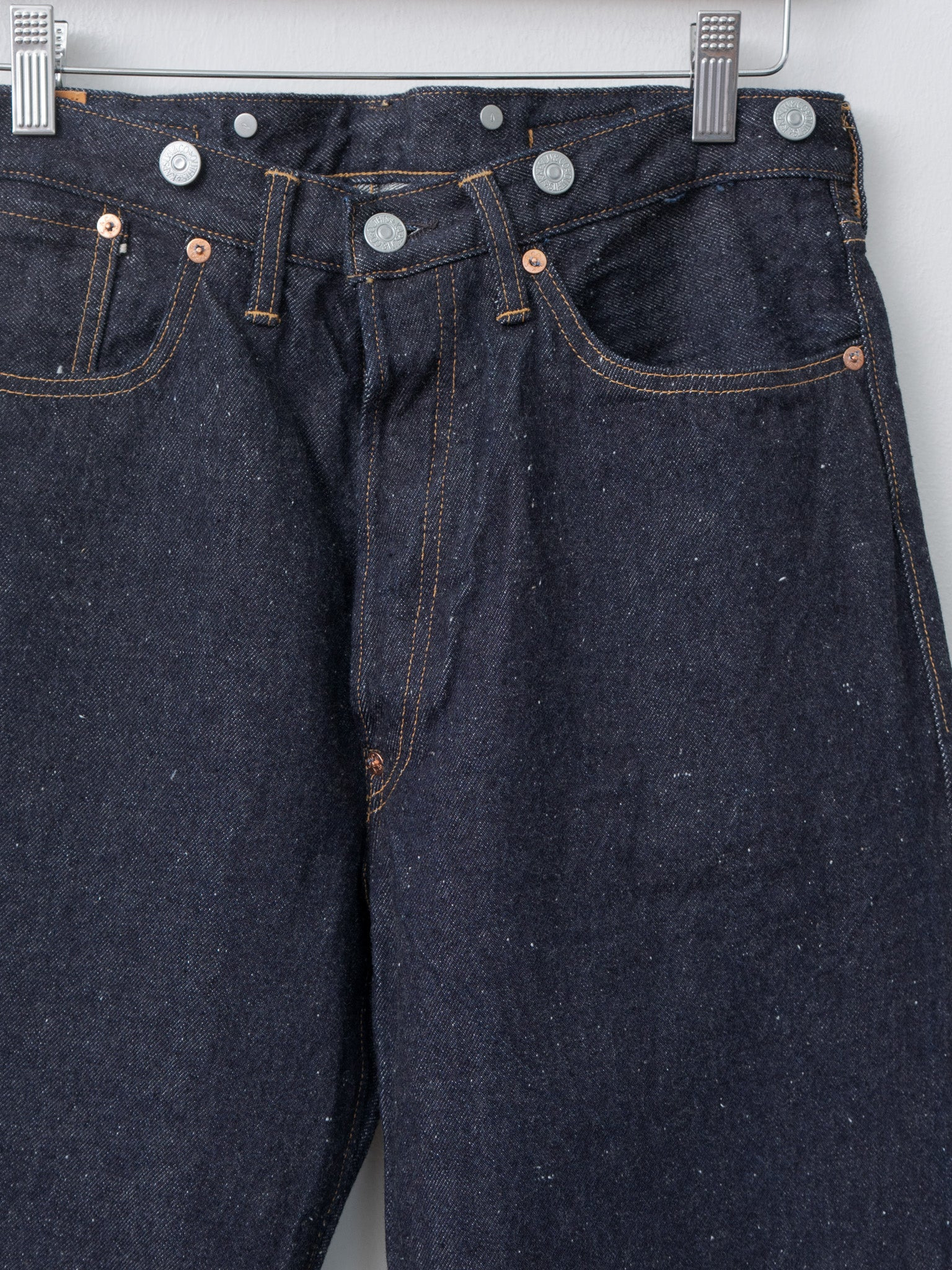 1930 Straight Denim Pants - Indigo One Wash - 6