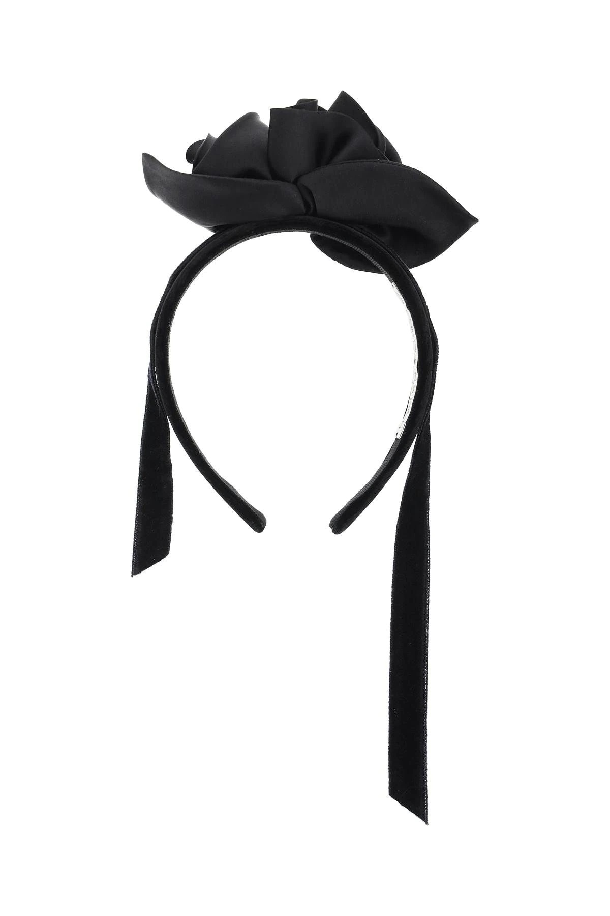 HEADBAND WITH SATIN ROSES - 1