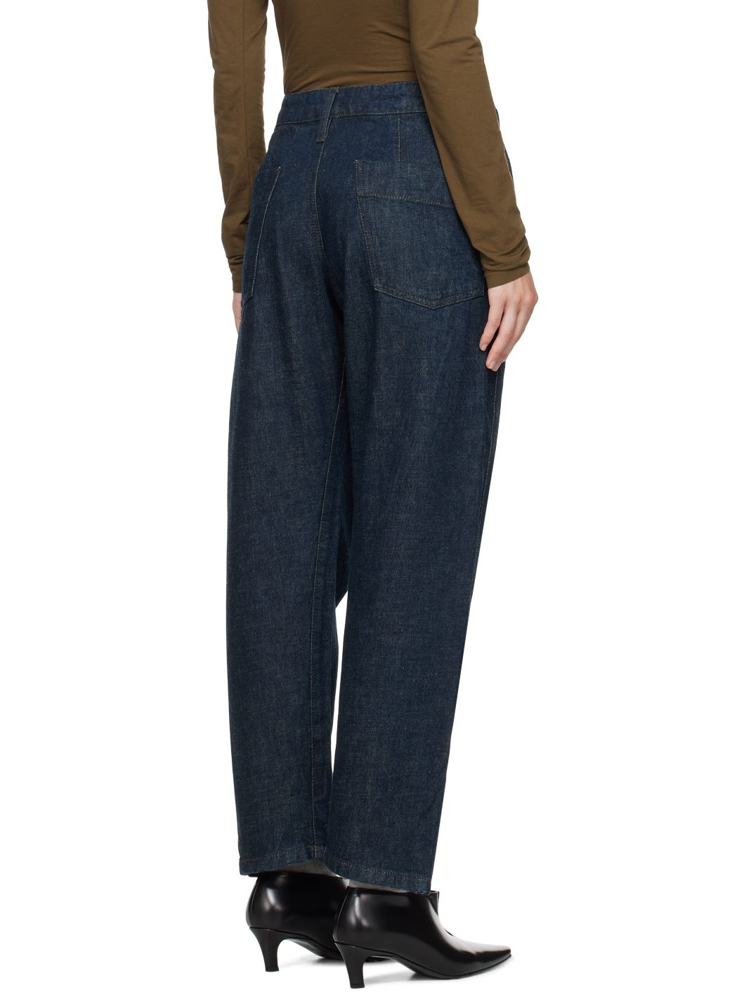 Indigo High Waisted Curve Jeans - 3