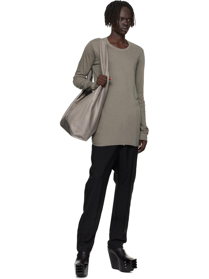 Rick Owens Gray Concordians Basic LS T-shirt outlook