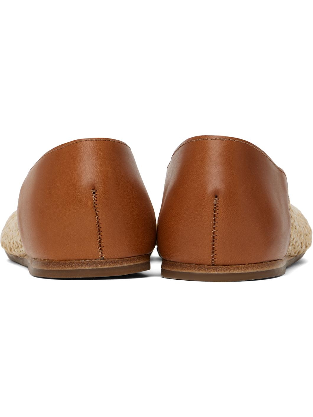 Beige & Tan Aeropi Ballerina Flats - 2