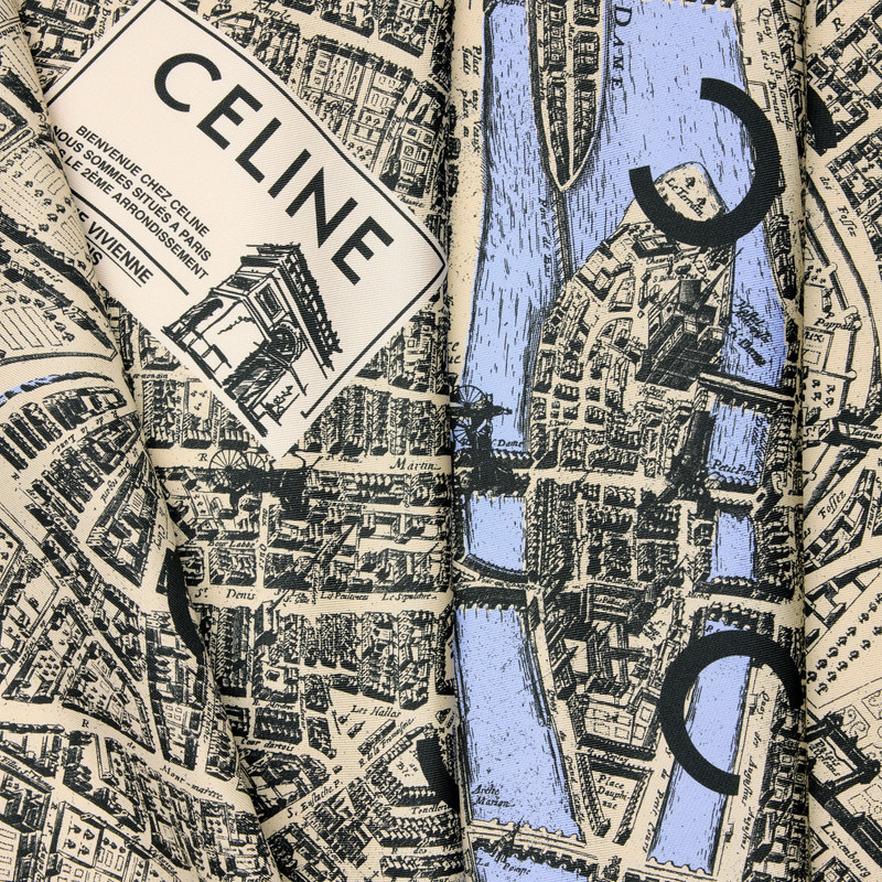 square IN silk twill 4