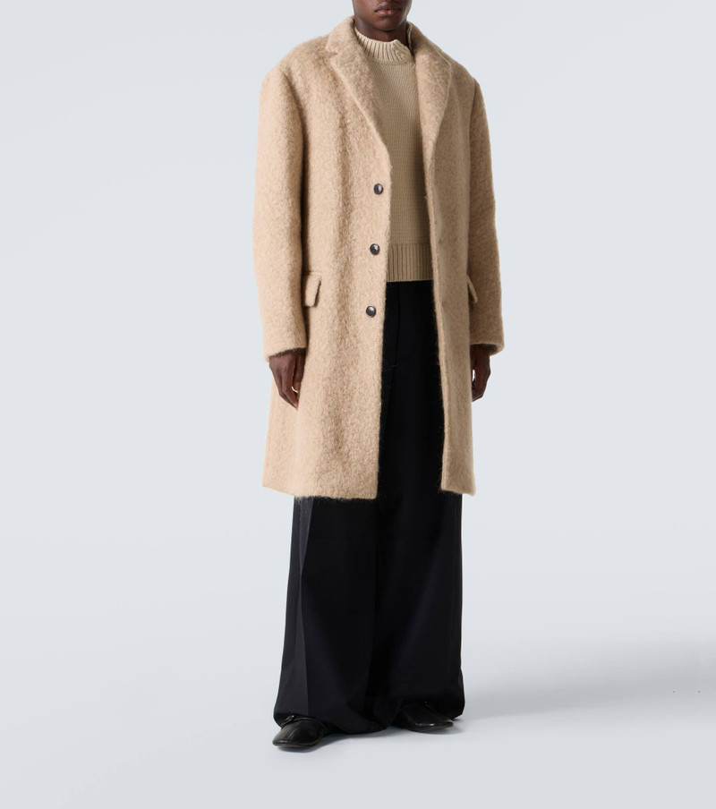 Dries Van Noten Mohair and wool coat outlook