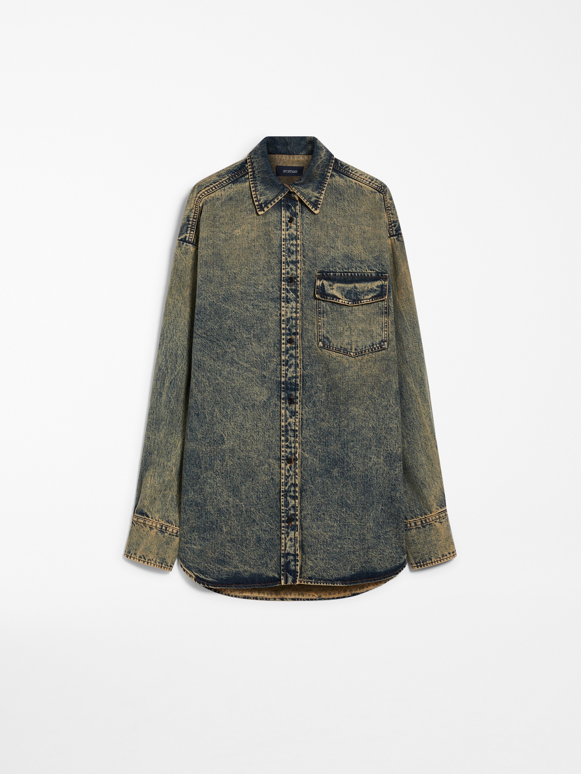 TARGA Oversized denim blouse - 1