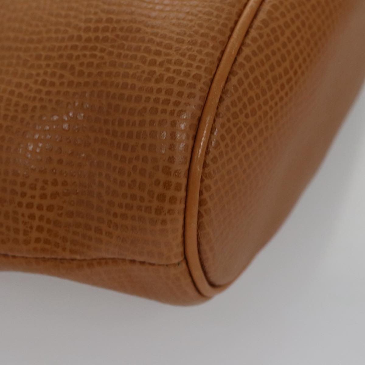 DIOR Hand Bag Leather Brown Gold - 10
