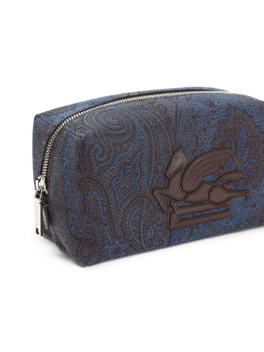 Pegaso-appliqué wash bag - 3