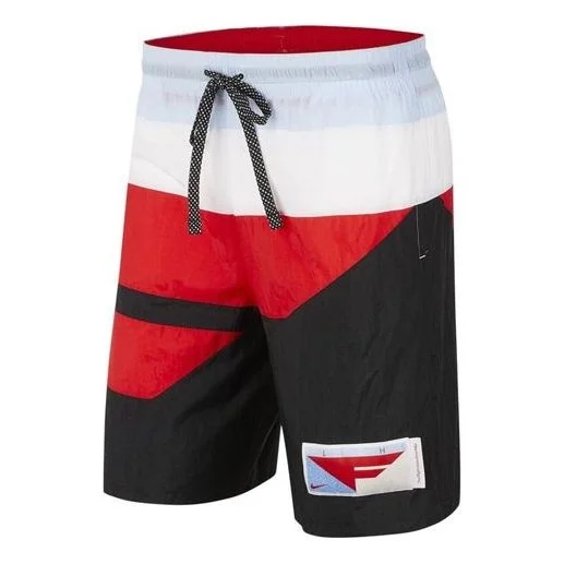 Nike Flight Contrasting Colors Sports Shorts Black Red Blue Blackredblue BV9413-011 - 1