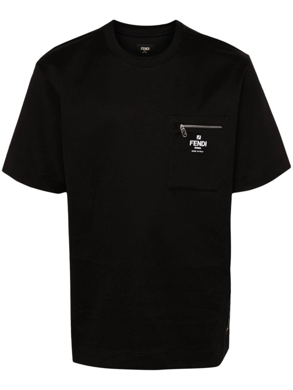Fendi Men `Fendi Roma` Print T-Shirt - 1