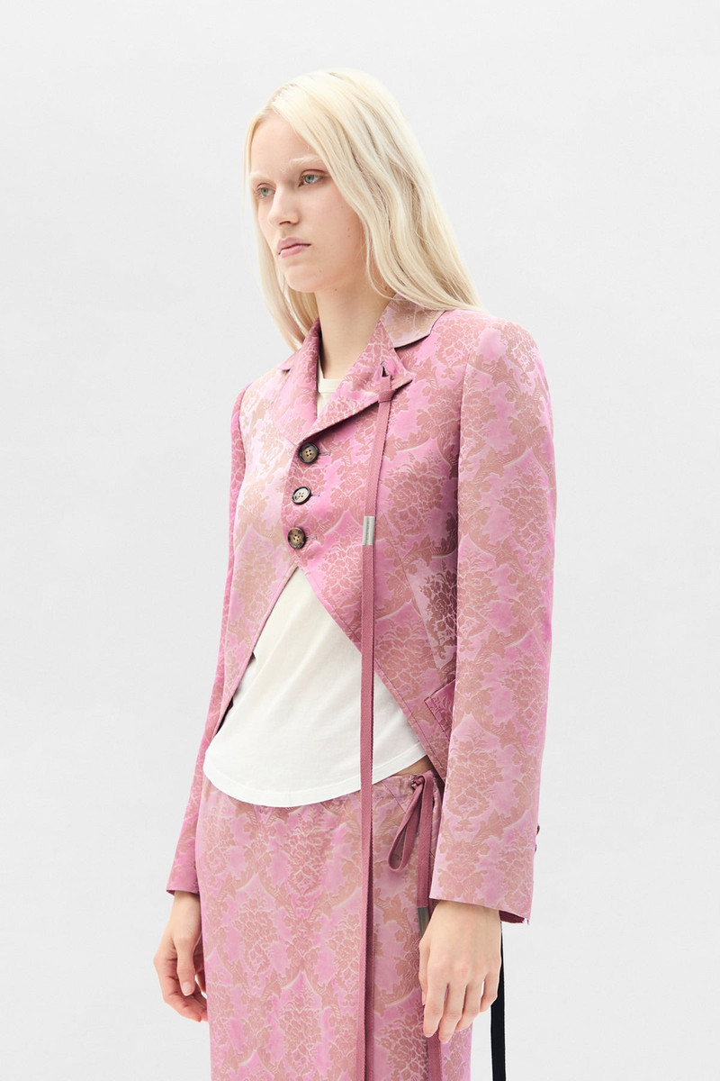 Ann Demeulemeester Lune Open Front Fitted Jacket outlook