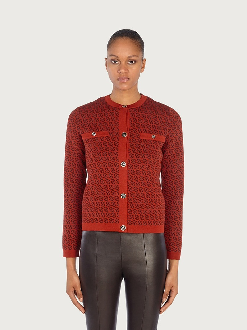 FERRAGAMO GANCIO S KNITTED JACKET outlook