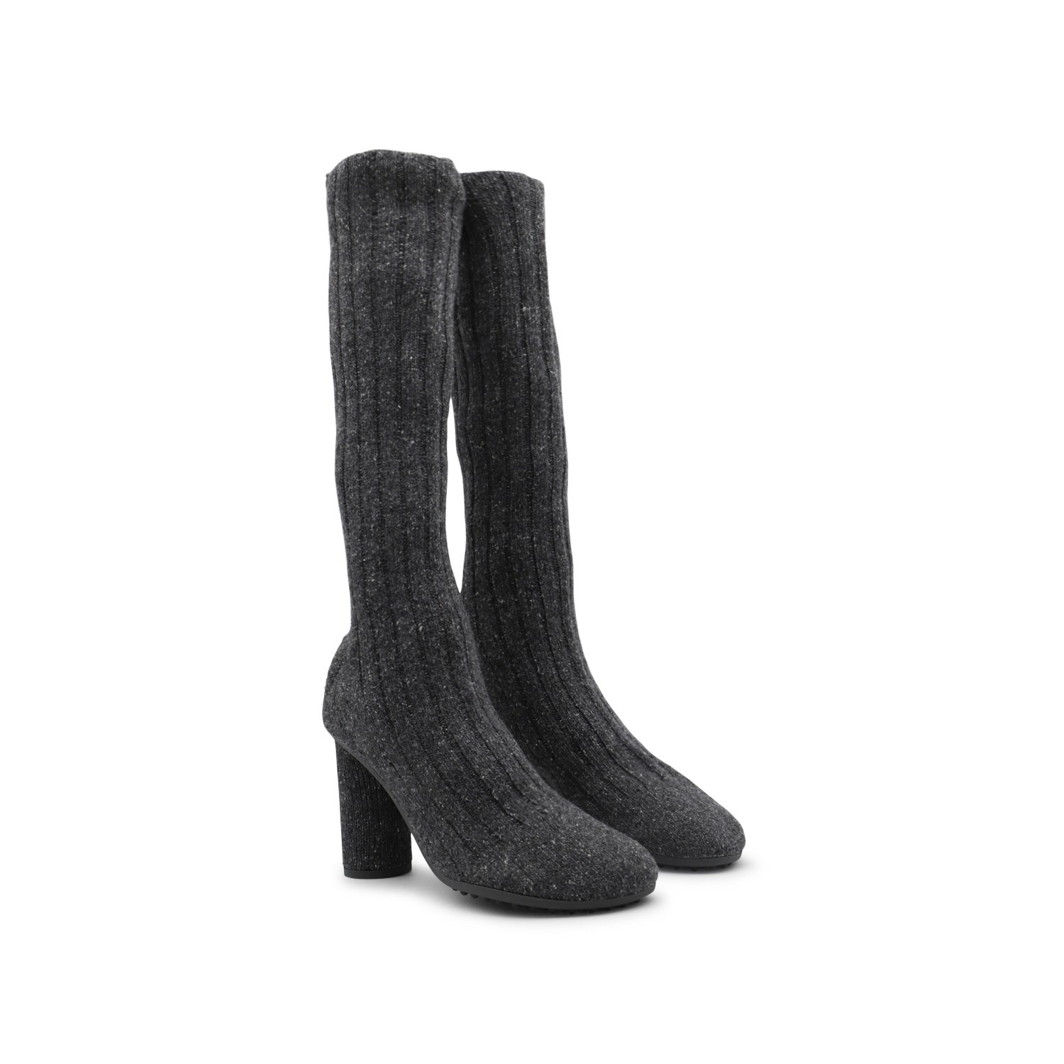 GREY WOOL ATOMIC BOOTS - 2