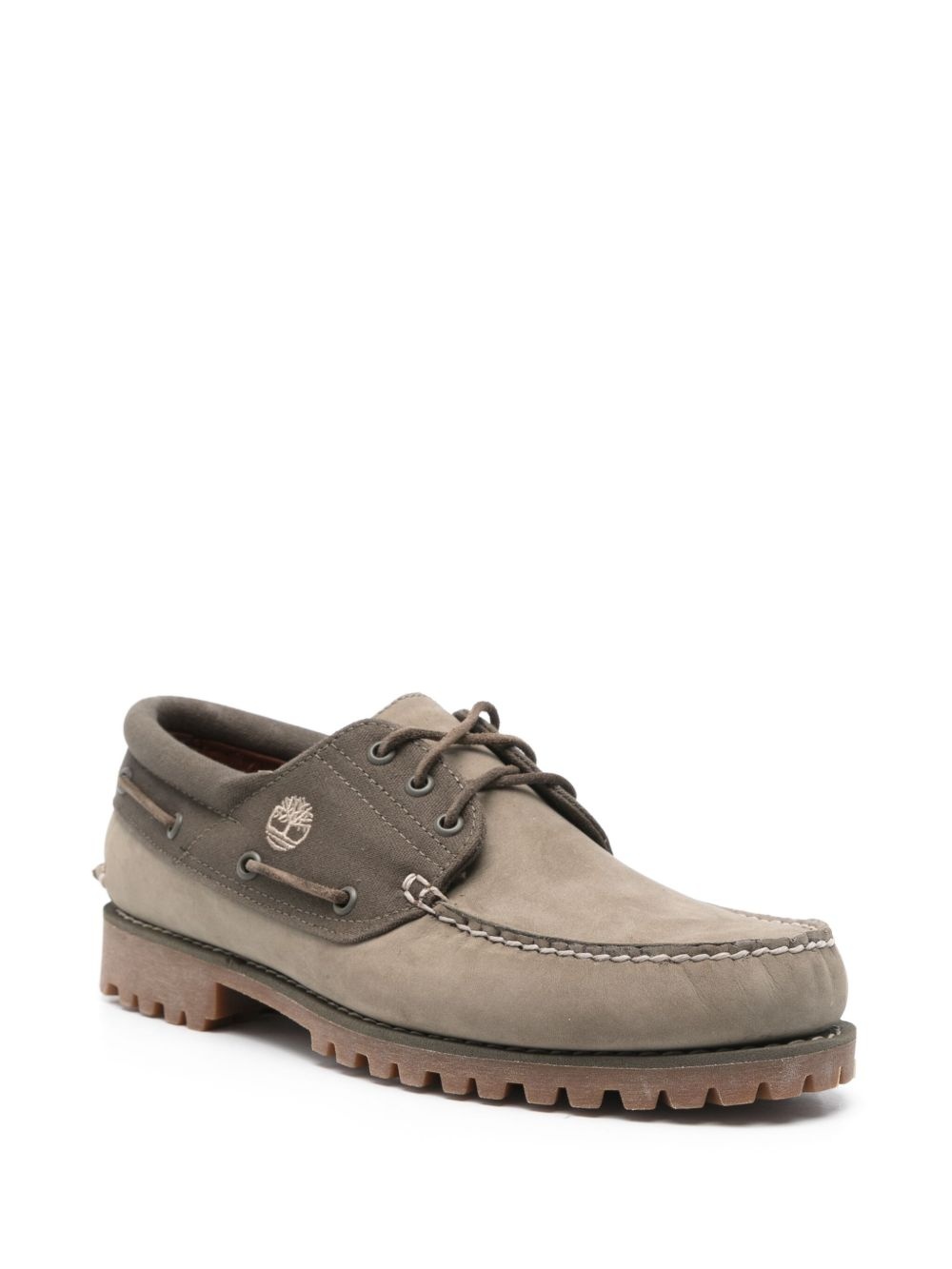 Hand-Stitched 3-Eye boat shoes - 2