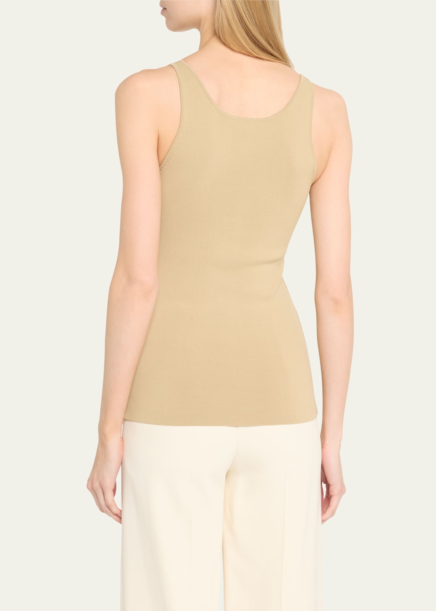 Compact Knit Tank Top - 3