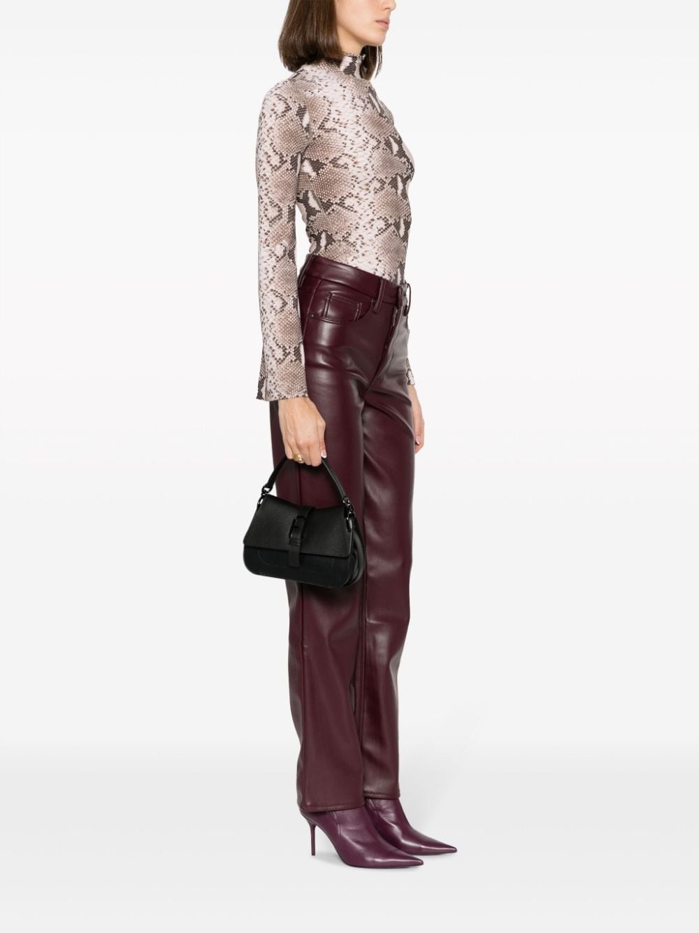 mini Flow leather shoulder bag - 2