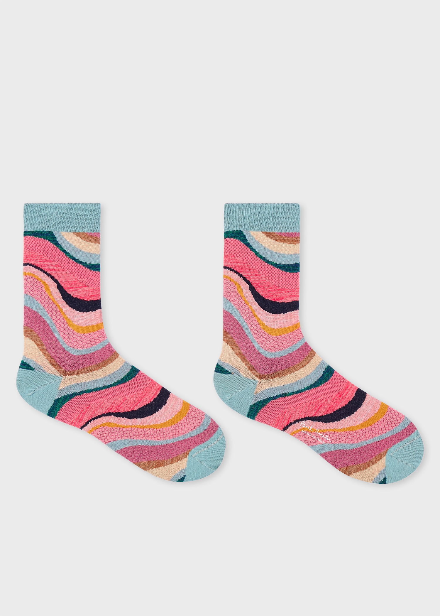 Women's Pastel 'Swirl' Textured Socks - 2