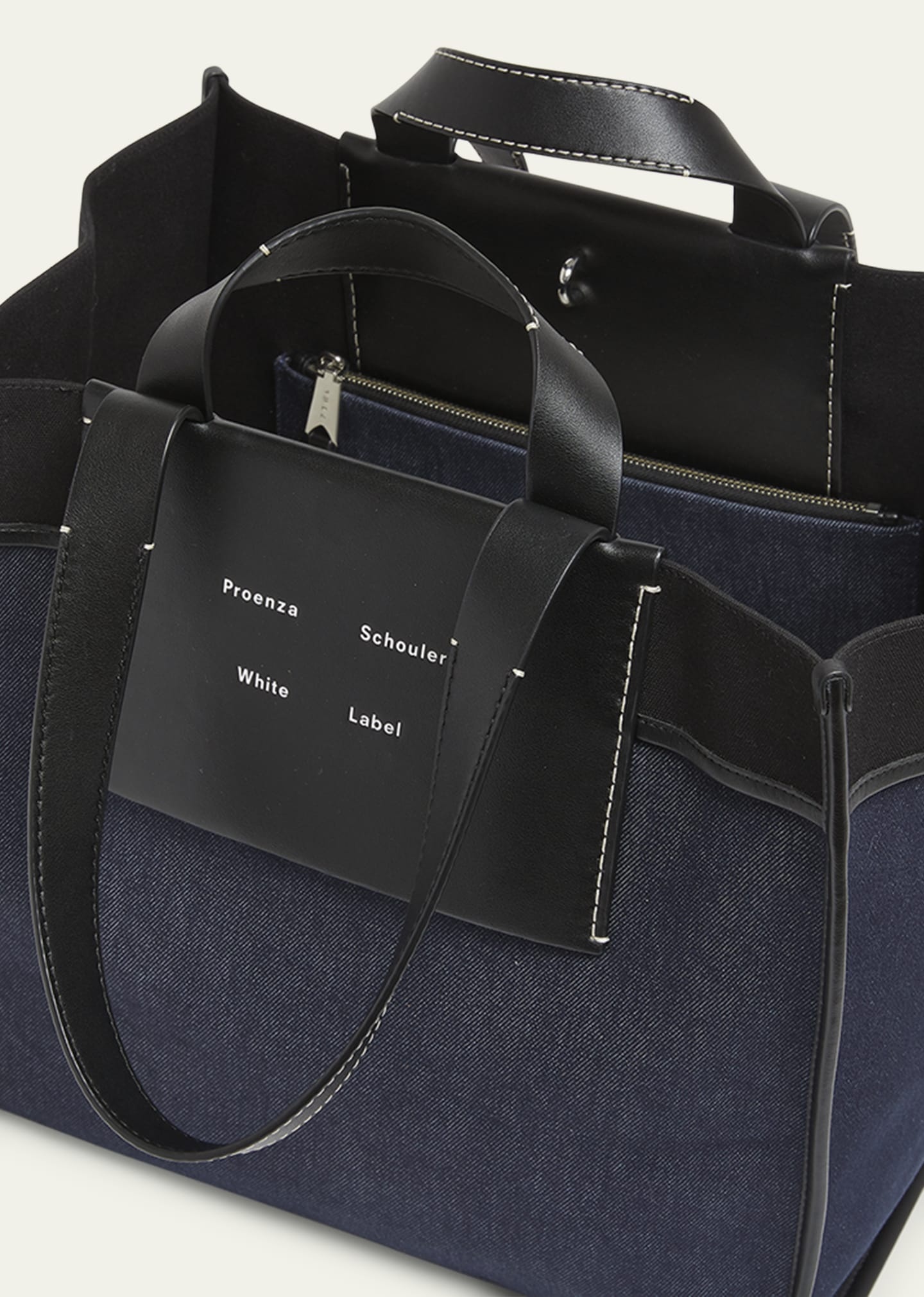 新品　Proenza Schouler　Denim XL Tote　イタリア製 PROENZA SCHOULER Denim Tote Blue 664345 | FASHIONPHILE