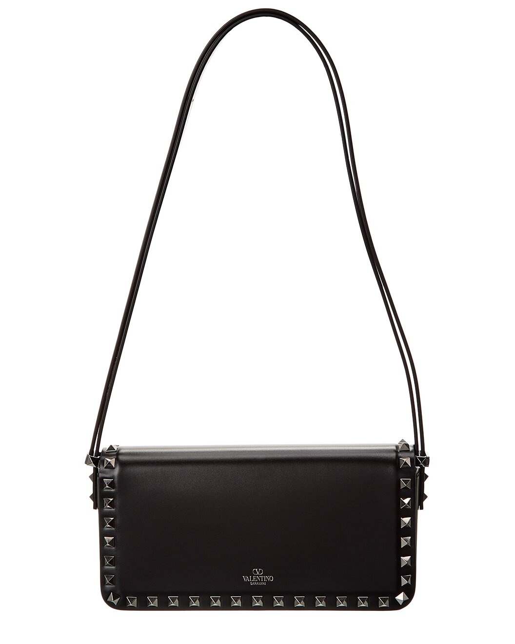 Valentino Rockstud23 East-West Leather Hobo Bag - 2