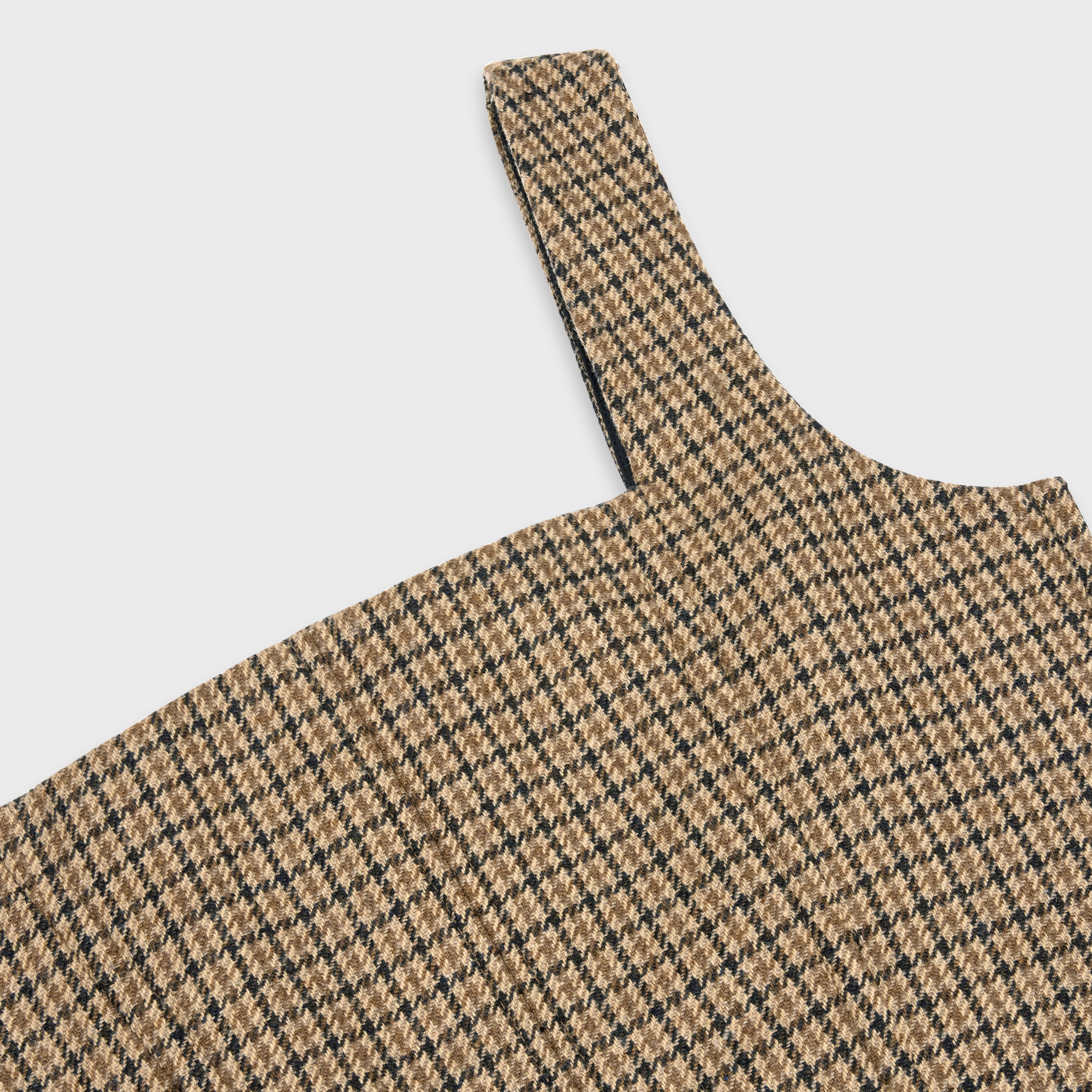CROP TOP IN CHECKED WOOL - 3