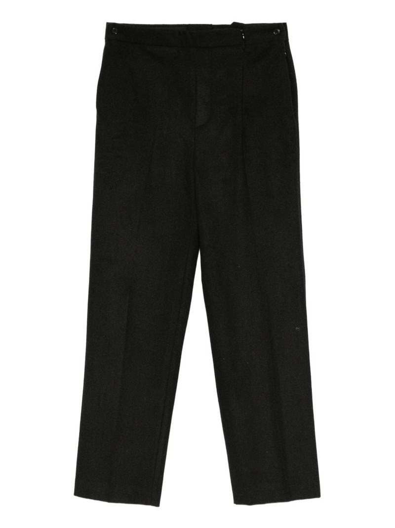 pleat-detail tailored trousers 1