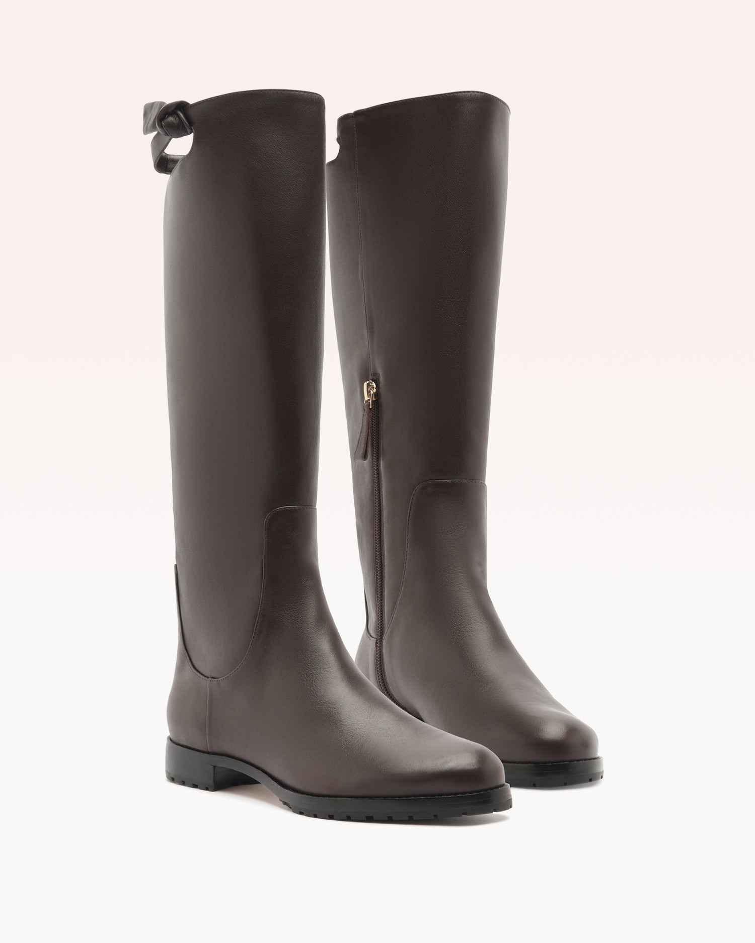 ASYMMETRIC CLARITA SADDLERY DARK BROWN - 2