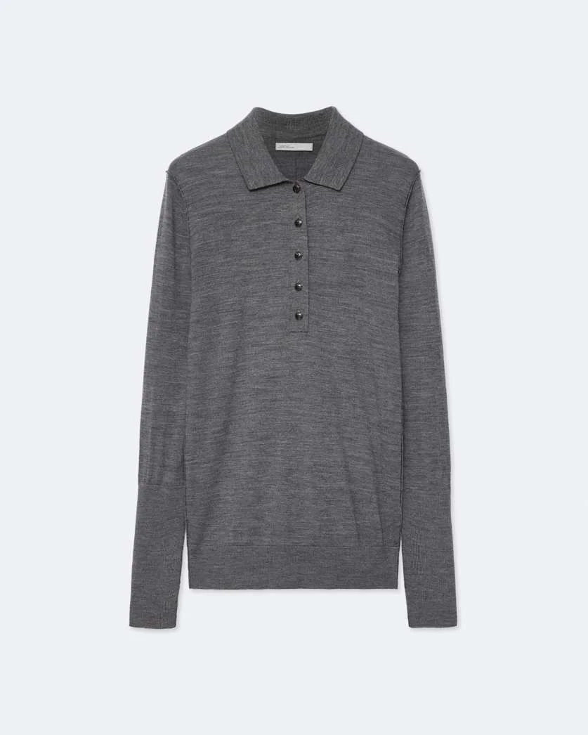 MARTEL MERINO WOOL KNITTED POLO SHIRT - 1