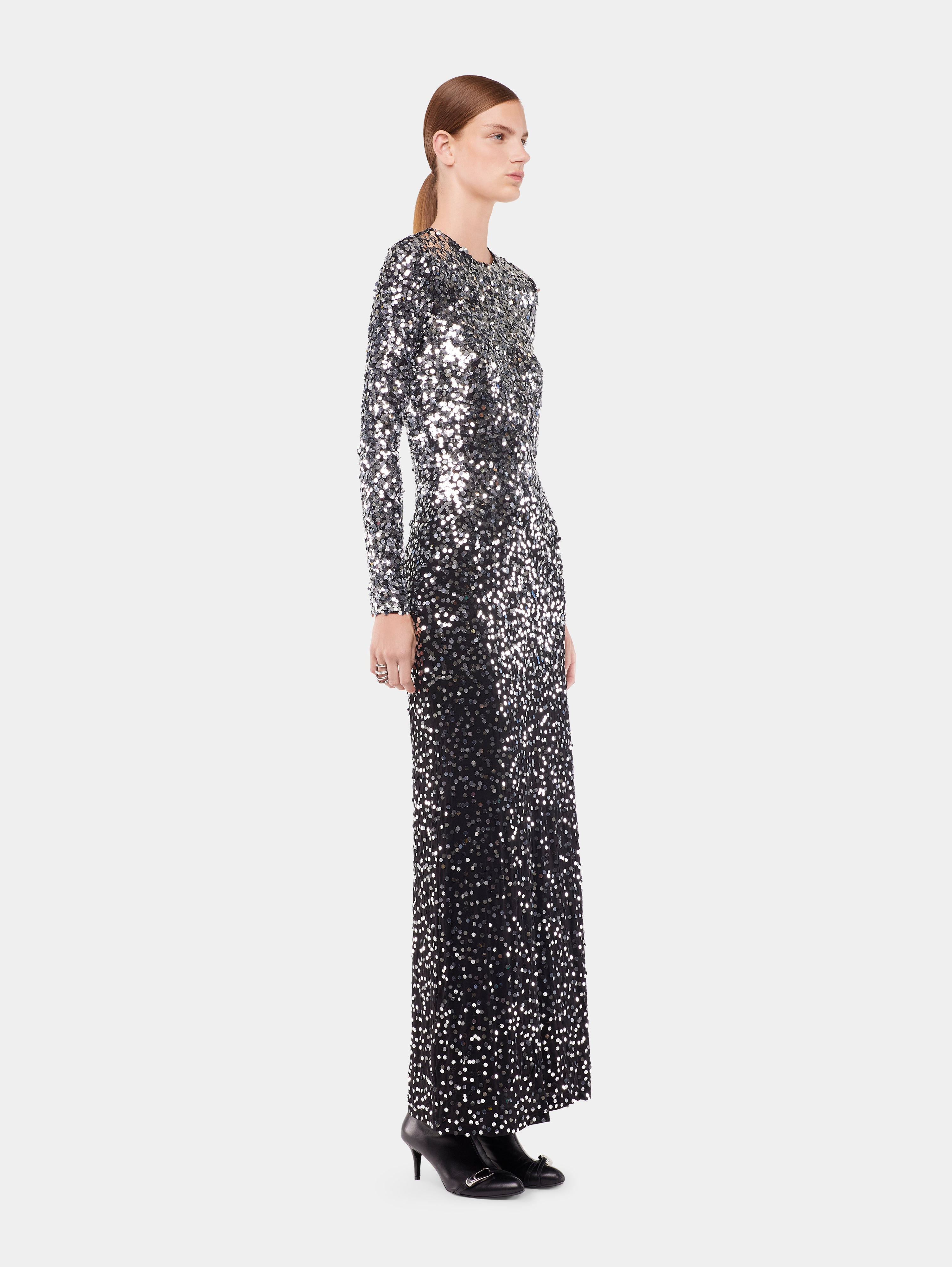 LONG DRESS IN JERSEY SECOND-SKIN - 3