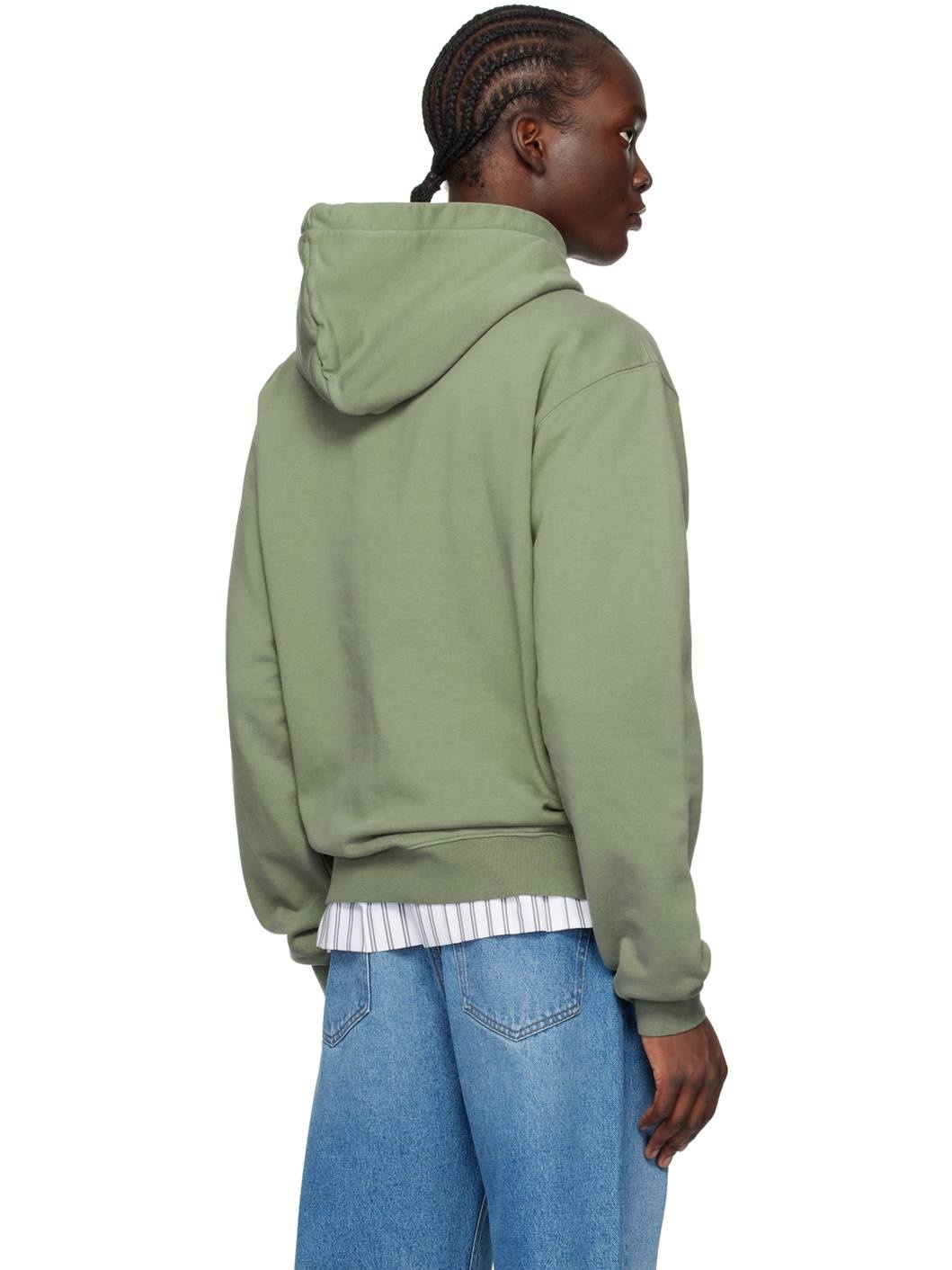 Green La Casa 'Le hoodie Gros Grain' Hoodie - 3