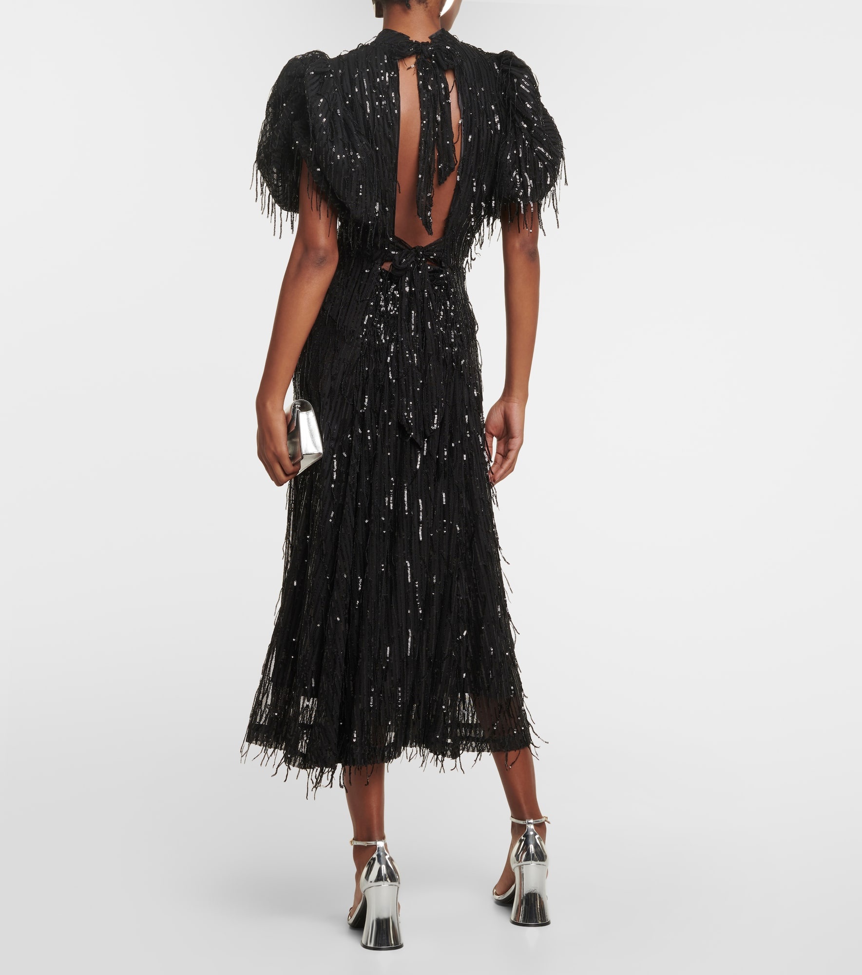 Sequined midi dress - 3