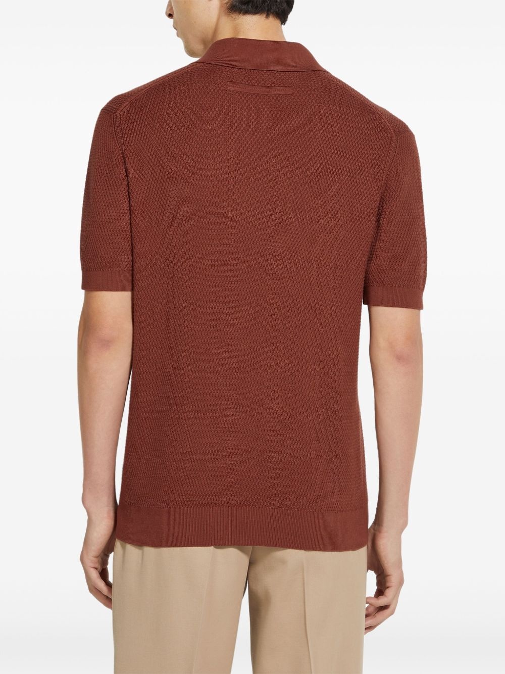 cotton polo shirt - 4
