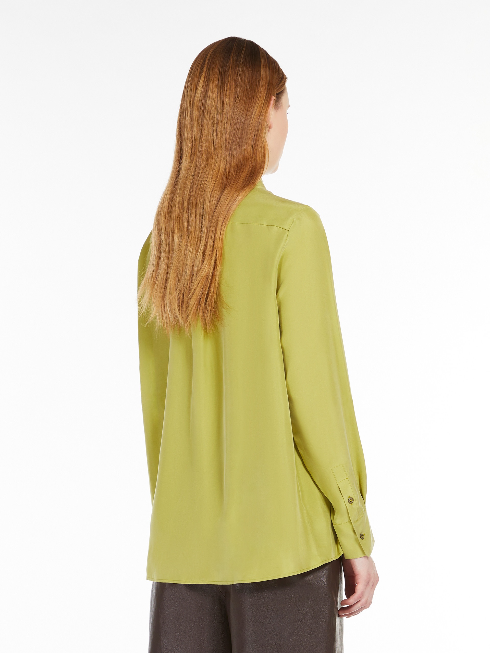 ALMINA Washed silk shirt - 4