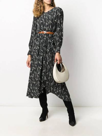 Isabel Marant print silk midi dress outlook