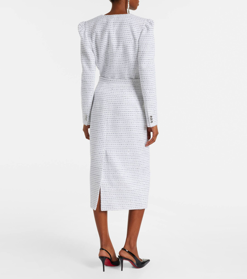 Sequined tweed midi skirt 3