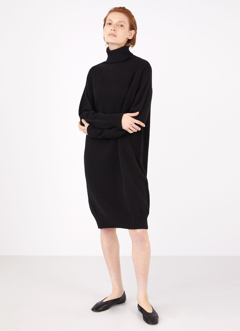 Lambswool Roll Neck Dress 1