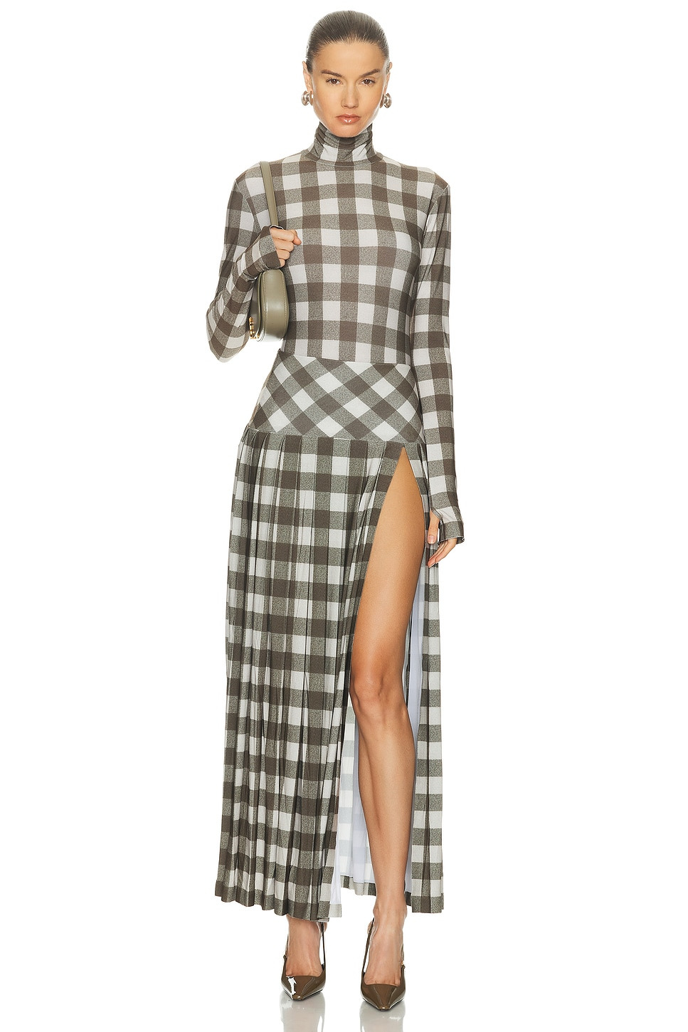Pleated Long Skirt - 5